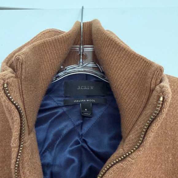 J. Crew Camel Wool Blend Coat - Picture 5 of 6